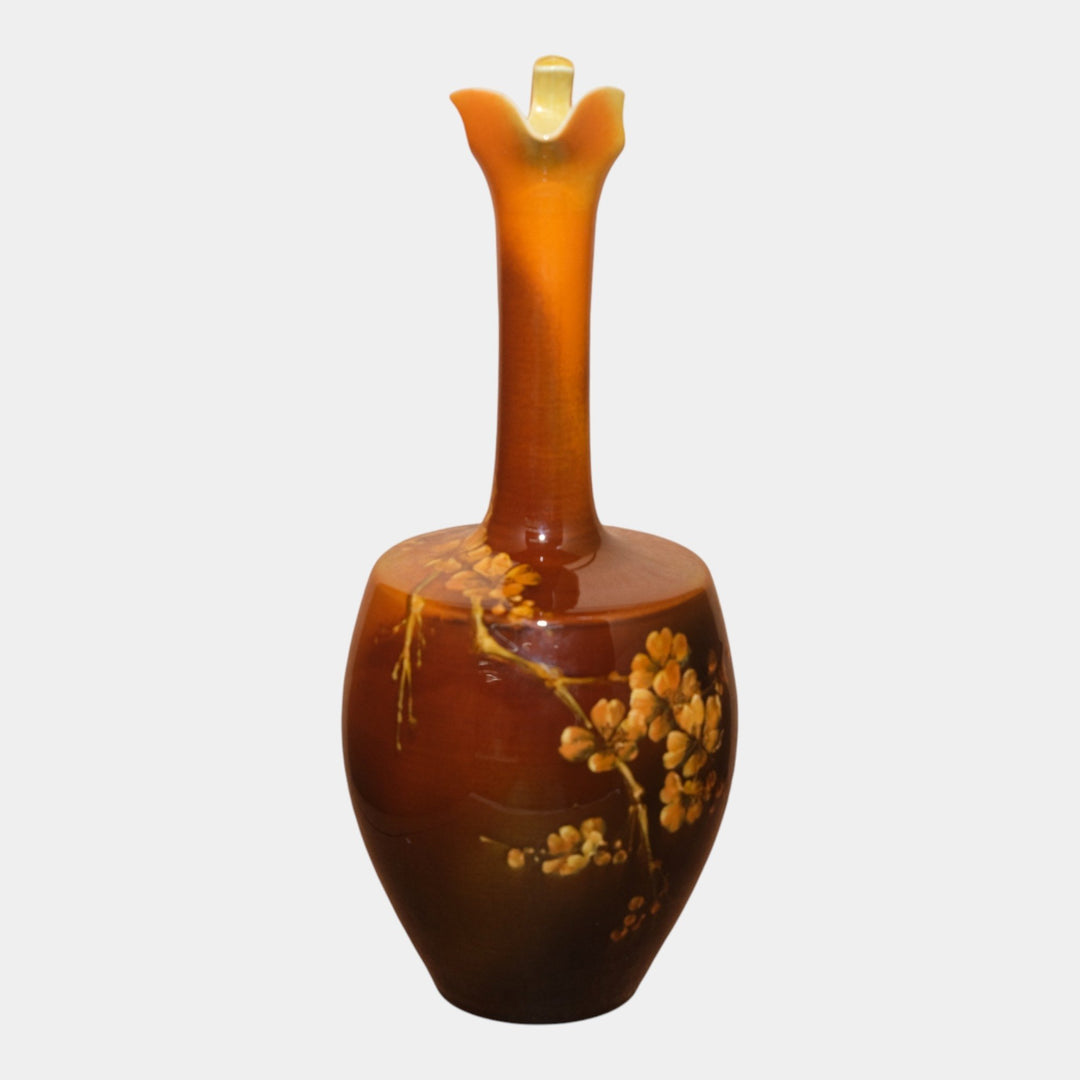 Rookwood Pottery 1888 Standard Glaze Floral Tall Shouldered Ewer 441 Valentein