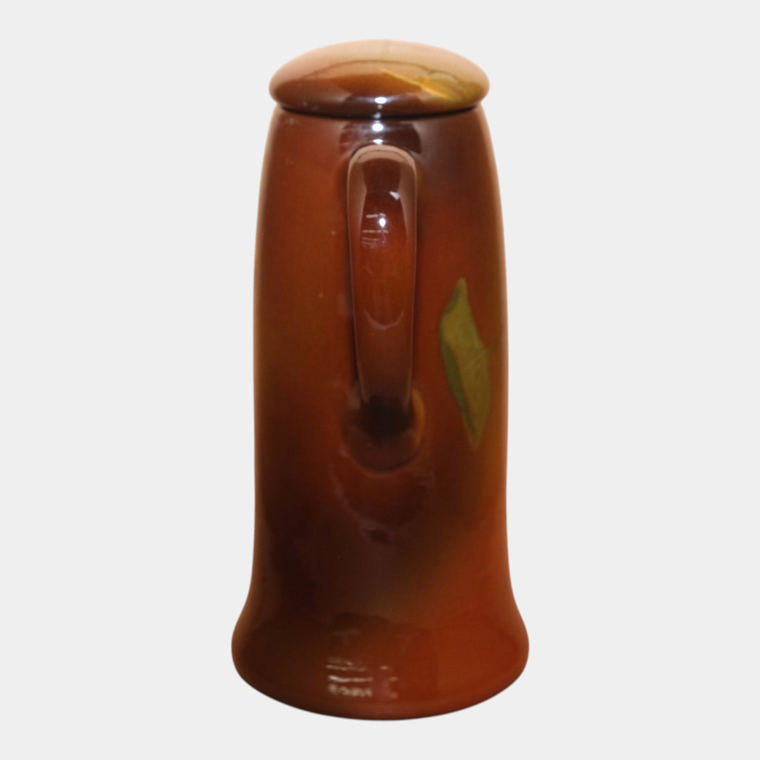 Rookwood Pottery 1900 Standard Glaze Ceramic Flower Lidded Pitcher 772 Steinle