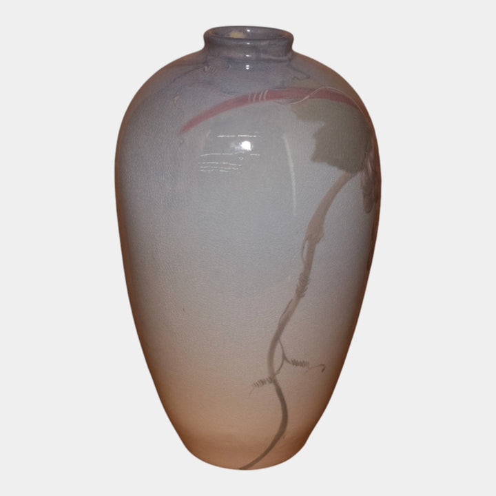 Weller Eocean Vintage Art Pottery Hand Painted Grape Vine Vase Roberts