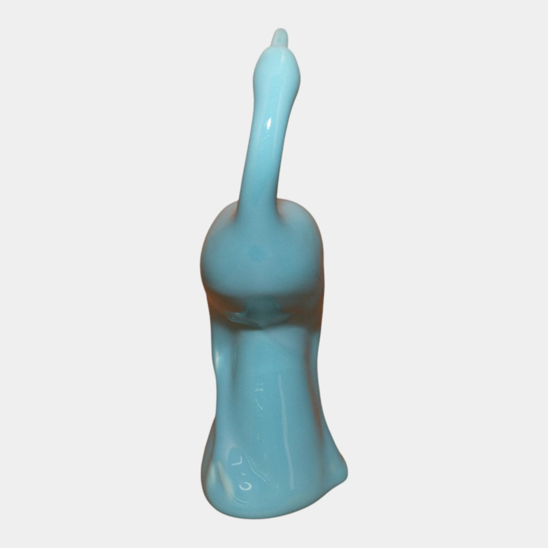 Rookwood 1951 Vintage Mid Century Modern Pottery Blue Egret Bird Figurine 6972