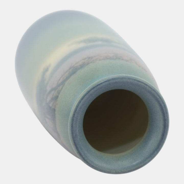 Rookwood 1911 Arts And Crafts Pottery Scenic Vellum Vase 1658E Shirayamadani