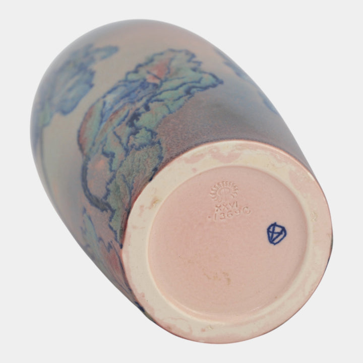 Rookwood 1926 Vintage Arts And Crafts Pottery Poppy Flower Vase 1369C Abel