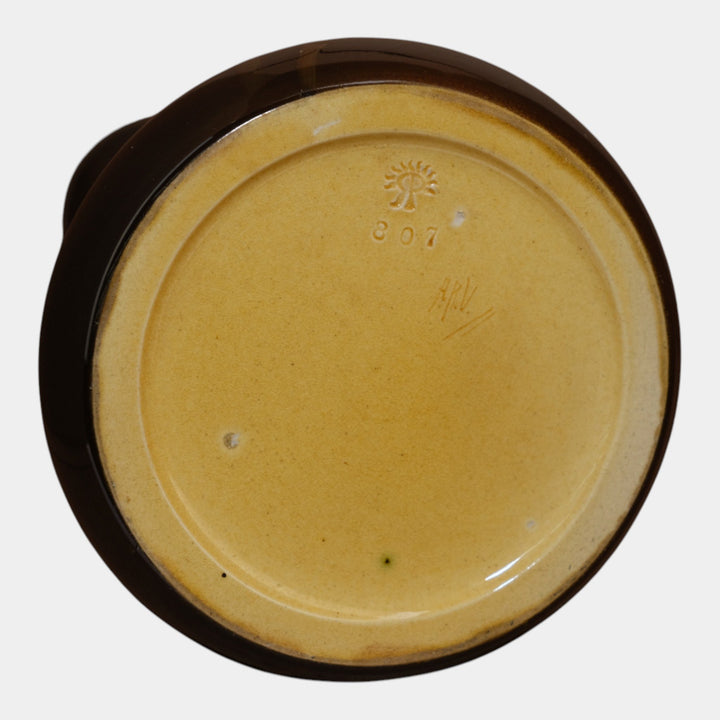 Rookwood 1896 Arts And Crafts Pottery Sorghum Floral Ceramic Vase 807 Vanlentein