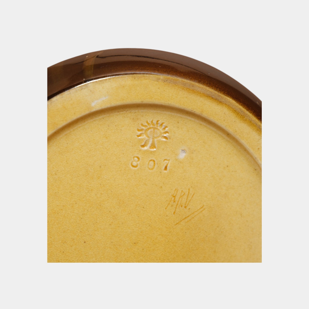 Rookwood 1896 Arts And Crafts Pottery Sorghum Floral Ceramic Vase 807 Vanlentein