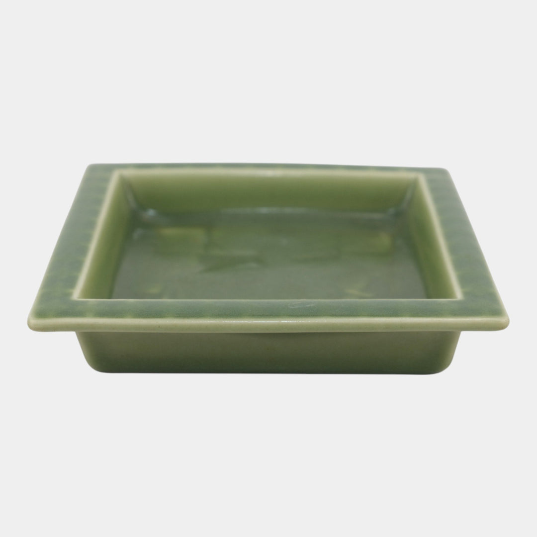 Rookwood Pottery 1945 Tray Boy Riding Elephant Shape 6068 Sallie Toohey