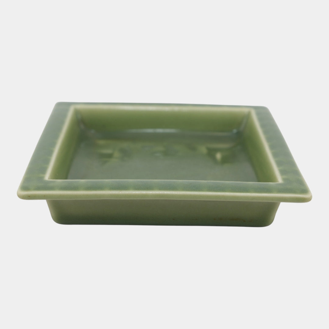 Rookwood Pottery 1945 Tray Boy Riding Elephant Shape 6068 Sallie Toohey