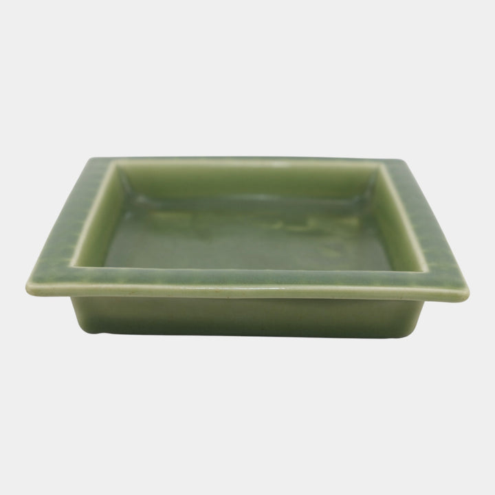 Rookwood Pottery 1945 Tray Boy Riding Elephant Shape 6068 Sallie Toohey