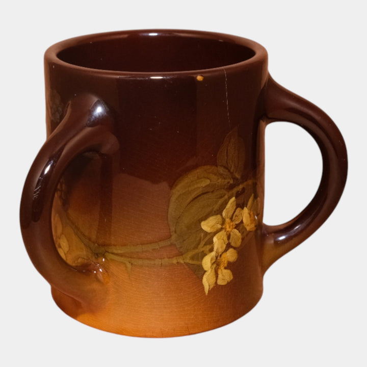 Rookwood Pottery 1901 Standard Glaze Blackberry Triple Handle Mug 330E Demarest