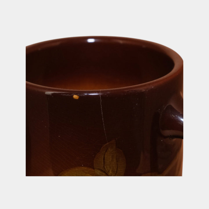 Rookwood Pottery 1901 Standard Glaze Blackberry Triple Handle Mug 330E Demarest