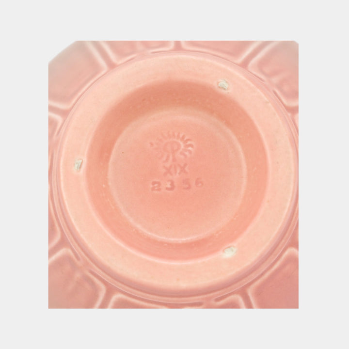 Rookwood 1919 Vintage Art Deco Pottery Green Over Pink Ceramic Bowl 2356