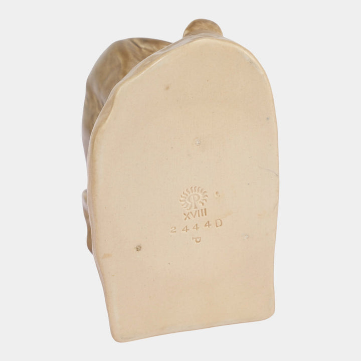 Rookwood 1918 Vintage Art Pottery Matte Brown Elephant Bookend Paperweight 2444D