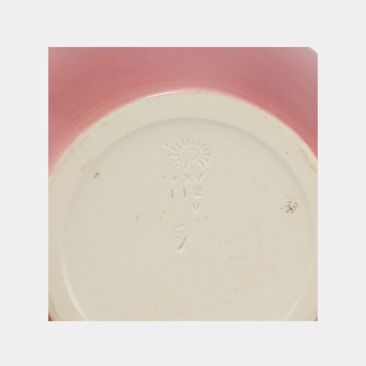 Rookwood 1915 Art Deco Pink Black Floral Band Bulbous Pottery Vase 112 Hurley