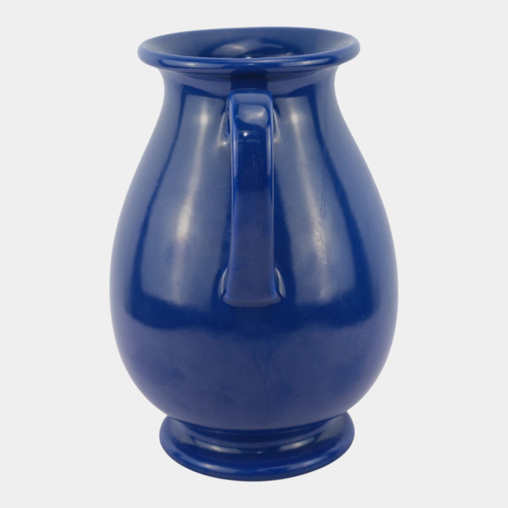 Rookwood 1925 Vintage Art Pottery Glossy Blue Double Handled Vase 2784