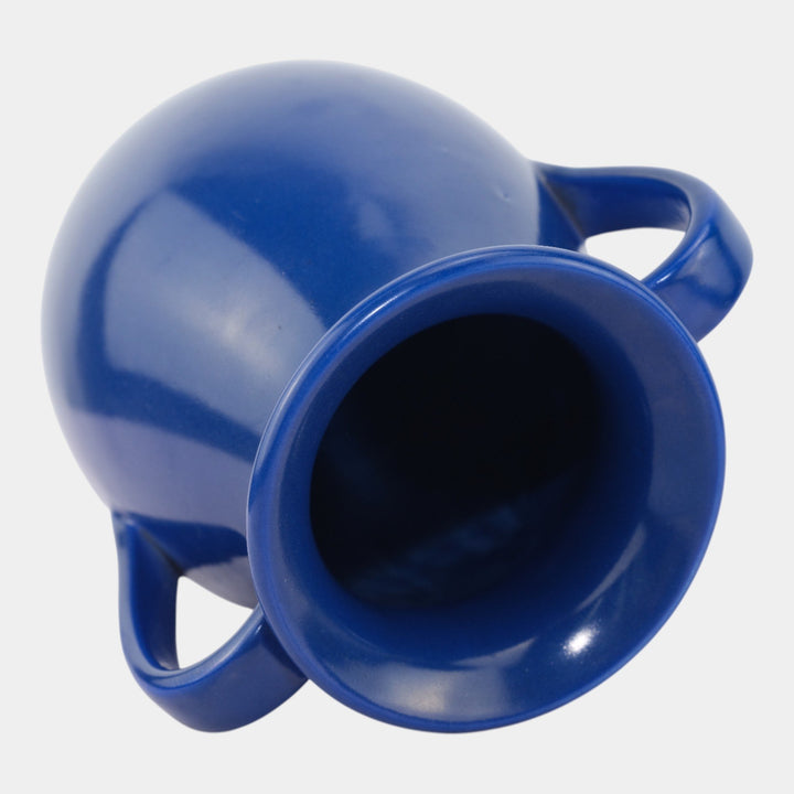 Rookwood 1925 Vintage Art Pottery Glossy Blue Double Handled Vase 2784