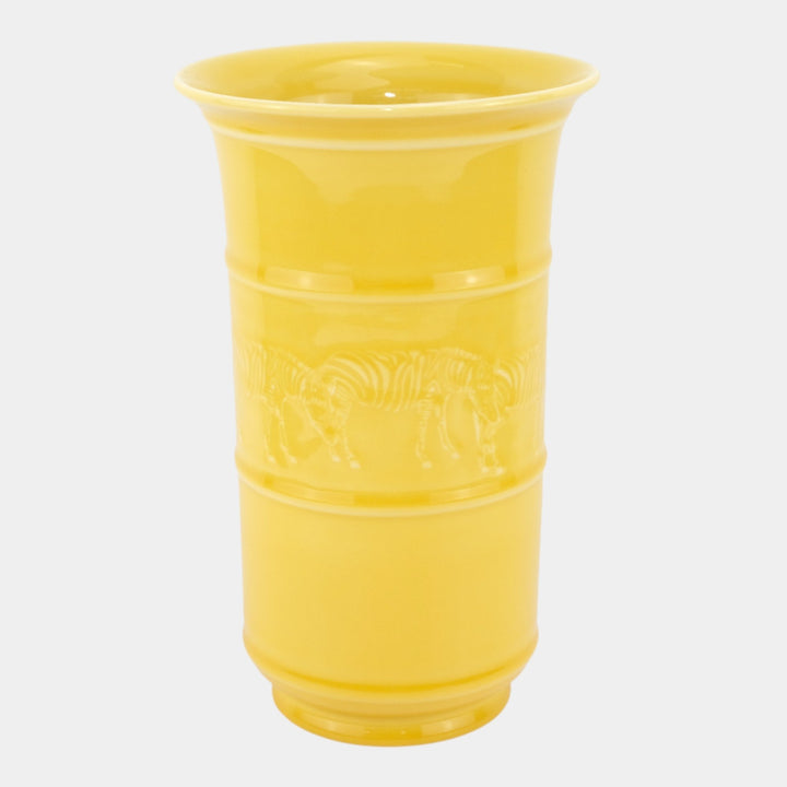 Rookwood 1942 Vintage Arts Deco Yellow Art Pottery Zebra Vase 6739