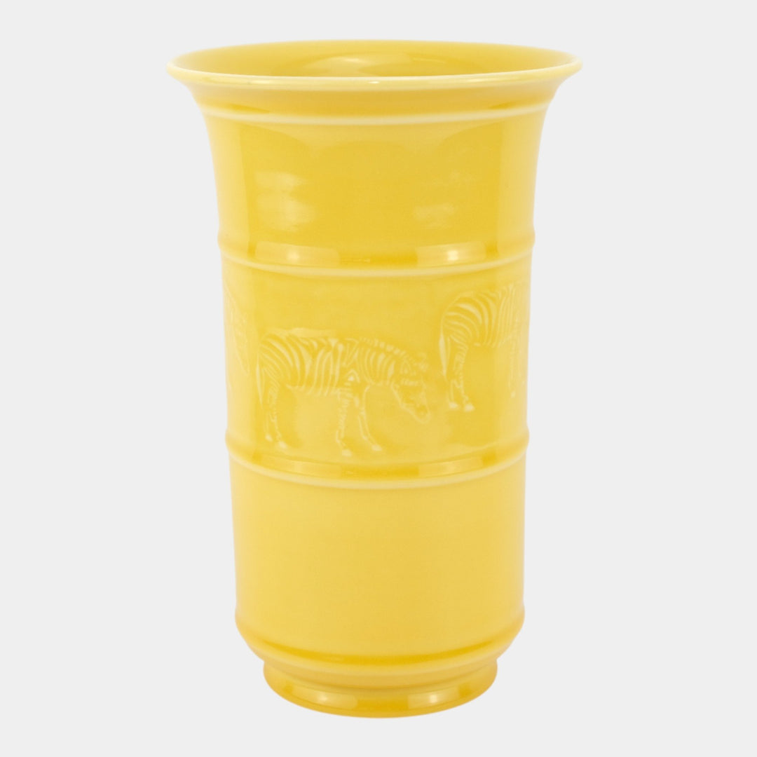 Rookwood 1942 Vintage Arts Deco Yellow Art Pottery Zebra Vase 6739