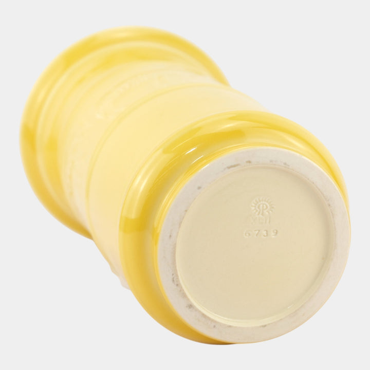 Rookwood 1942 Vintage Arts Deco Yellow Art Pottery Zebra Vase 6739