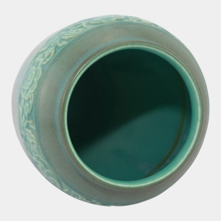 Rookwood 1928 Vintage Arts And Crafts Pottery Matte Green Flower Vase 2484