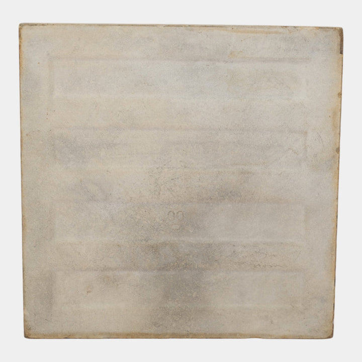 AETCO 1880s Art Pottery Brown Majolica Caesar Roman Portrait Ceramic Tile