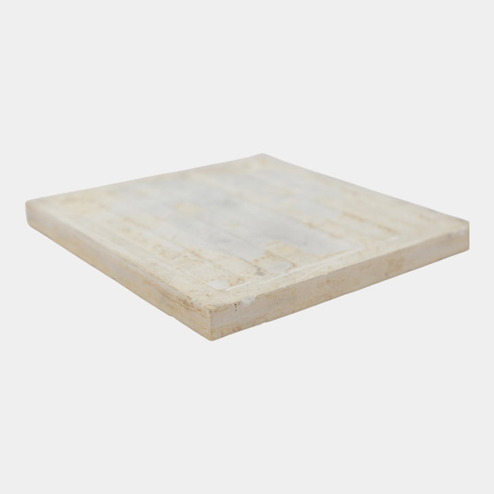 Providential Tile Works 1880s Art Pottery Brown Majolica Geometric Motif Tile