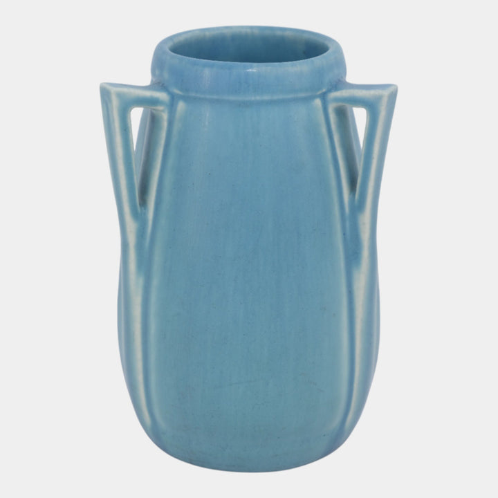 Rookwood 1922 Vintage Arts And Crafts Pottery Blue Ceramic Vase 2330