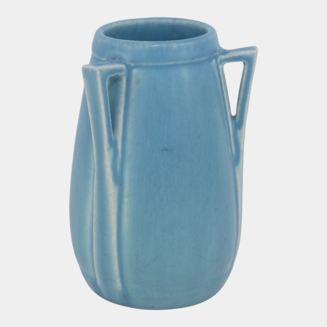 Rookwood 1922 Vintage Arts And Crafts Pottery Blue Ceramic Vase 2330