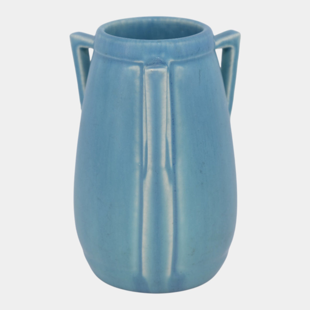 Rookwood 1922 Vintage Arts And Crafts Pottery Blue Ceramic Vase 2330