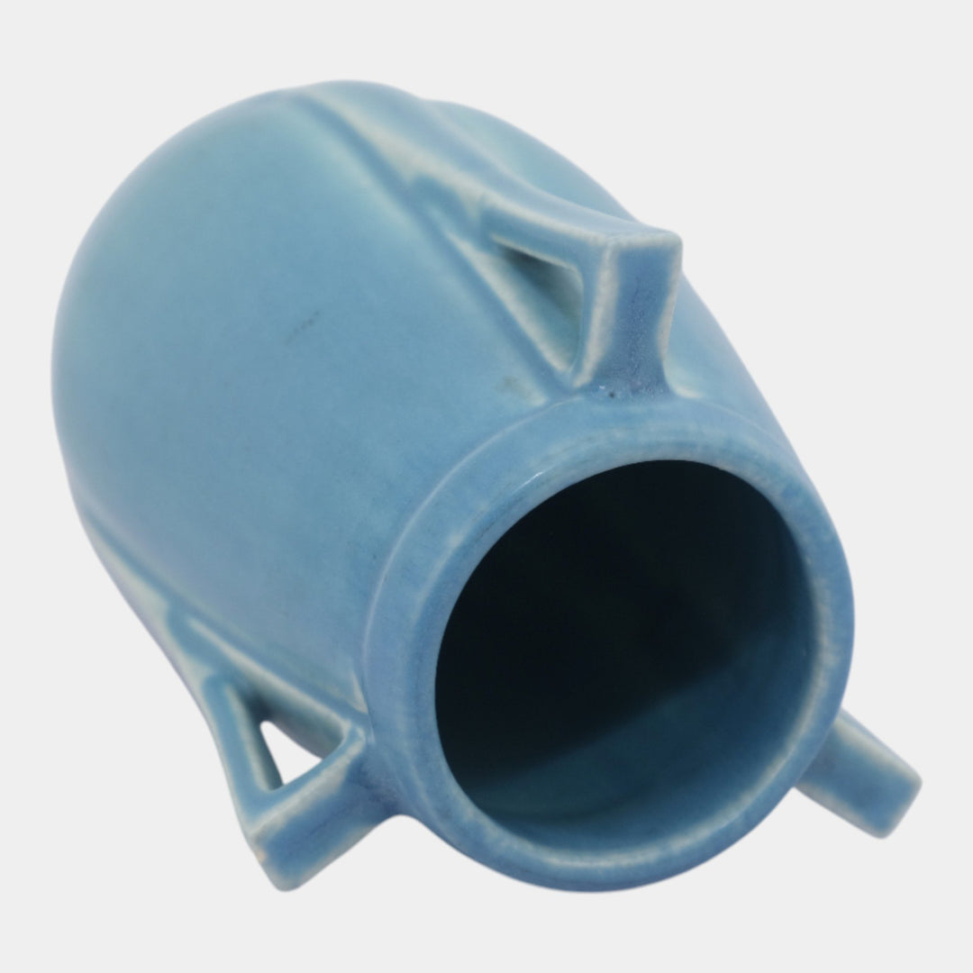 Rookwood 1922 Vintage Arts And Crafts Pottery Blue Ceramic Vase 2330