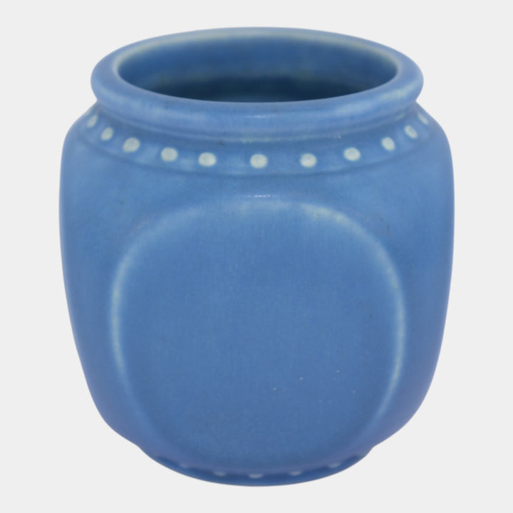 Rookwood 1925 Vintage Arts And Crafts Pottery Blue Ceramic Vase 2762