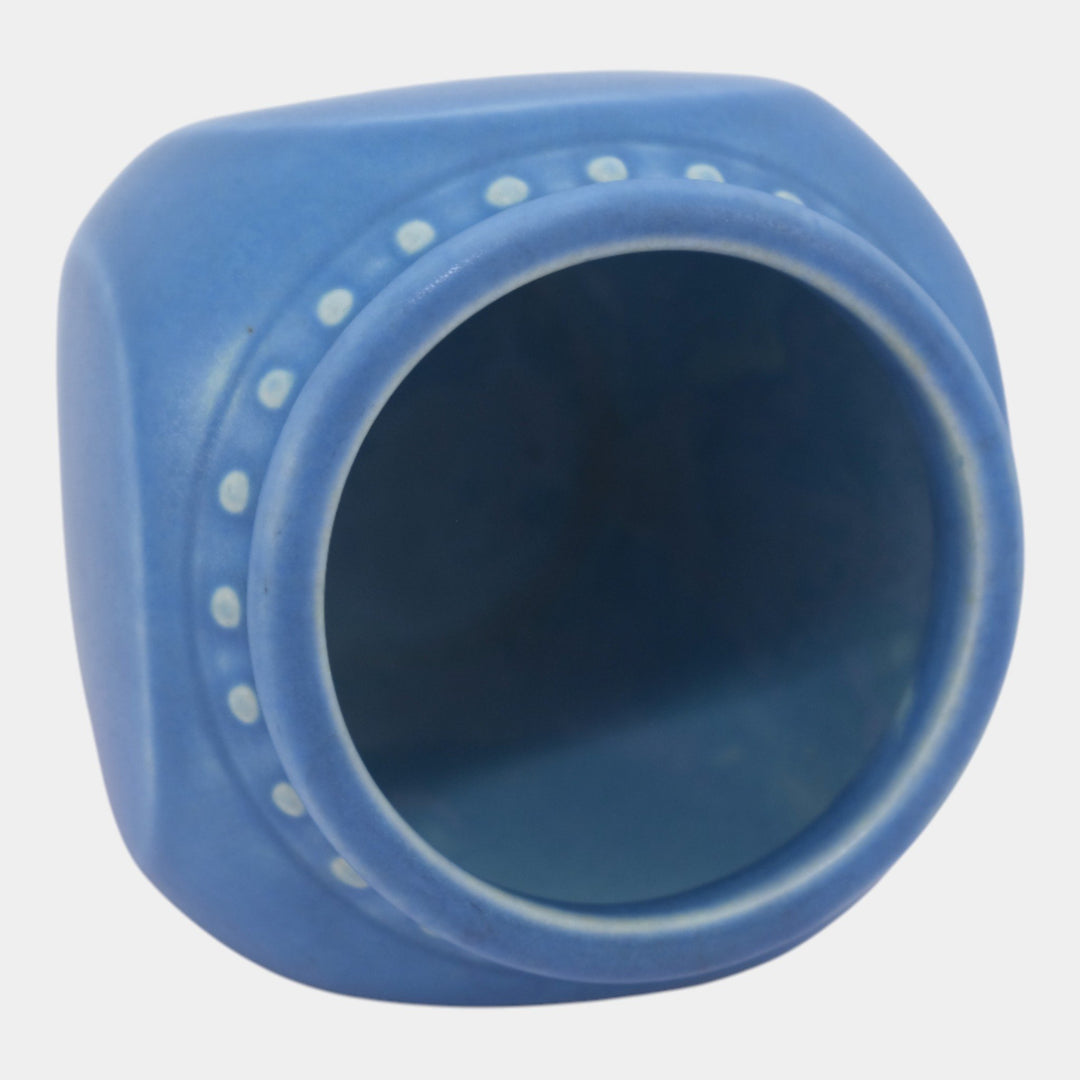 Rookwood 1925 Vintage Arts And Crafts Pottery Blue Ceramic Vase 2762