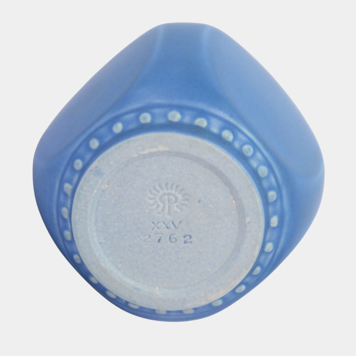 Rookwood 1925 Vintage Arts And Crafts Pottery Blue Ceramic Vase 2762