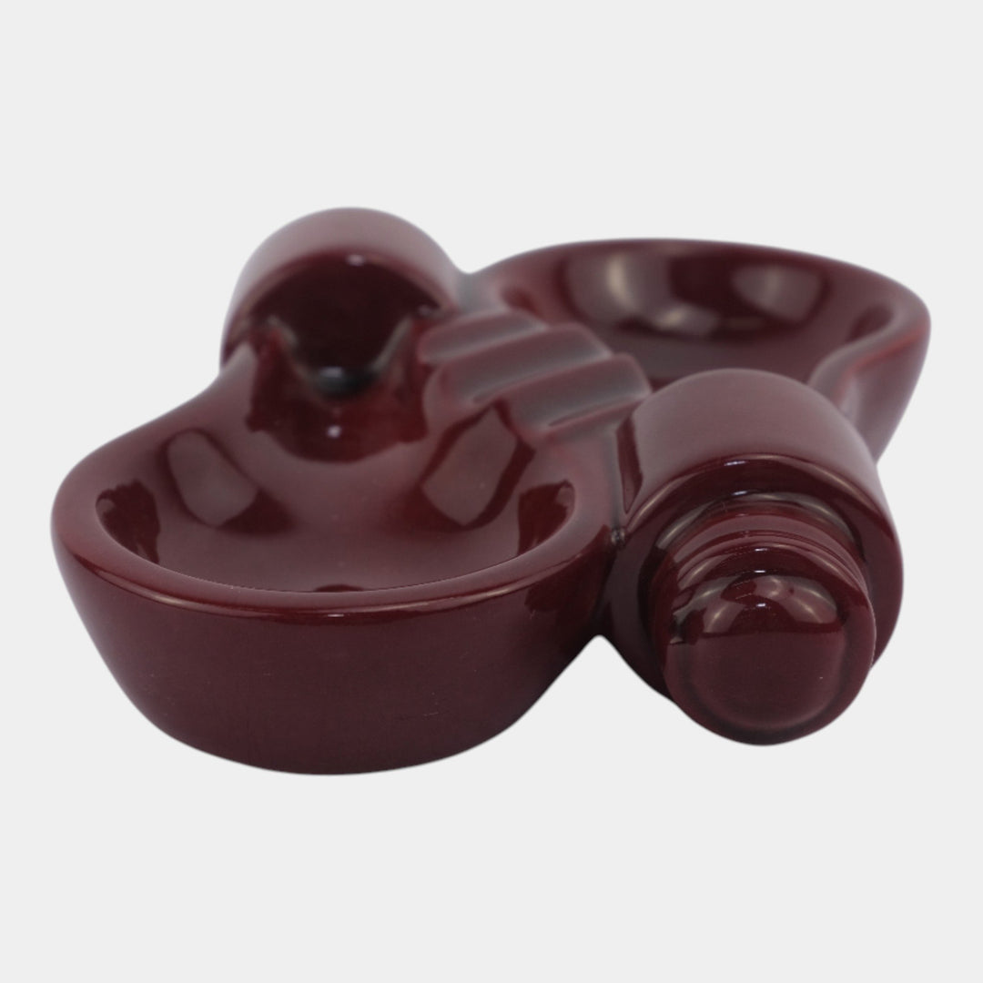 Rookwood Art Pottery 1949 Red General Electric GE Lightbulb Advertising Ashtray