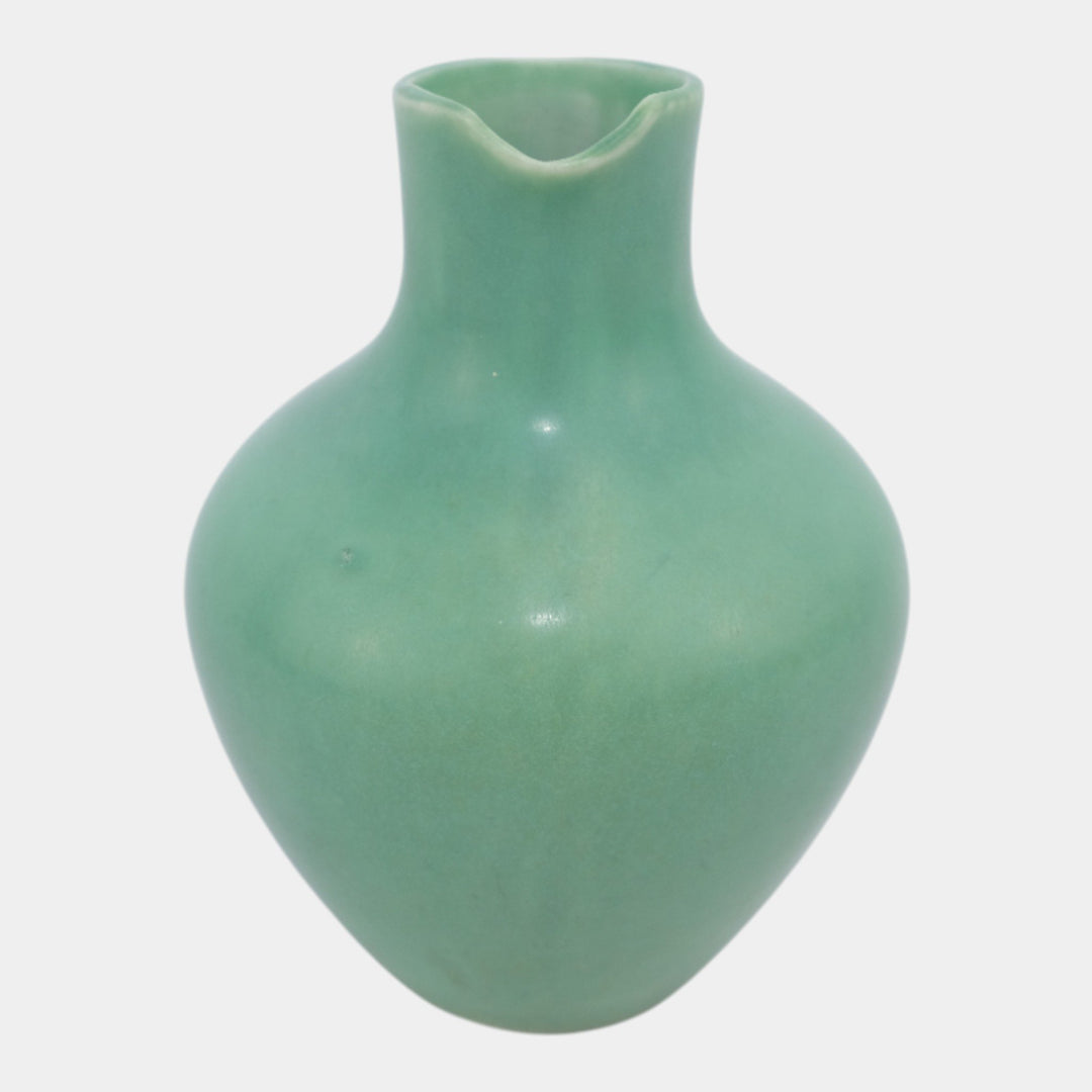 Rookwood 1943 Vintage Arts Deco Pottery Green Ceramic Pitcher 6797