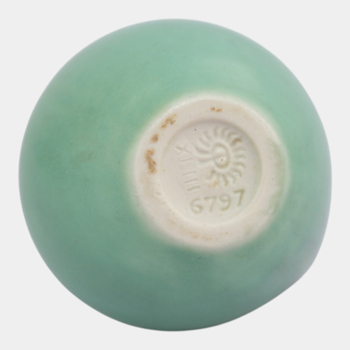 Rookwood 1943 Vintage Arts Deco Pottery Green Ceramic Pitcher 6797