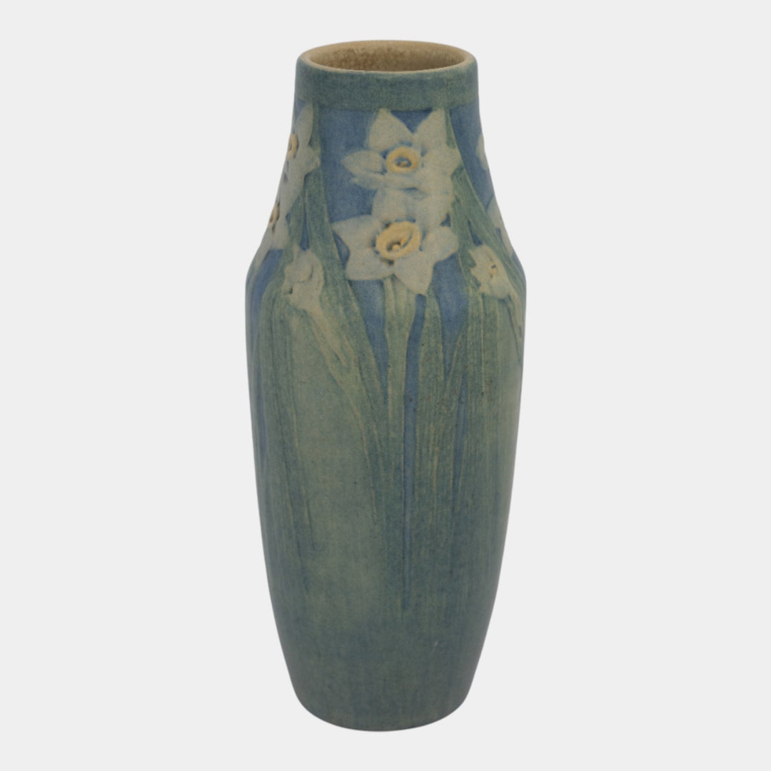 Newcomb College 1915 Arts and Crafts Pottery Slender Daffodil Vase Bailey