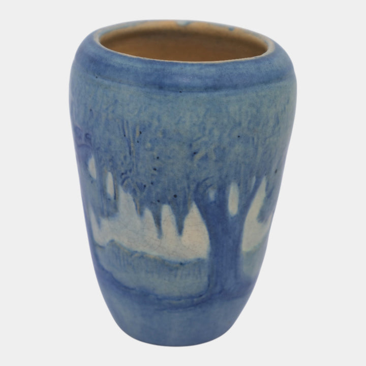 Newcomb College 1926 Pottery Scenic Landscape Ceramic Vase Simpson