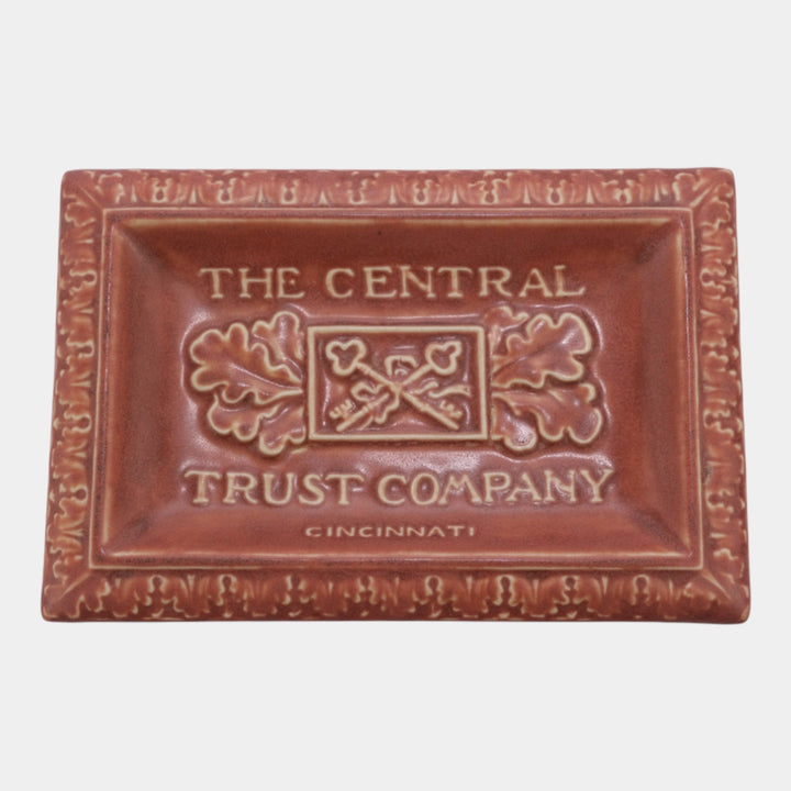 Rookwood 1919 Pottery The Central Trust Company Cincinnati Advertising Tray