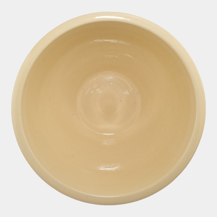 Roseville Creamware Utility Ware 1920s Pottery Gray Band Ceramic Bowl 3-10