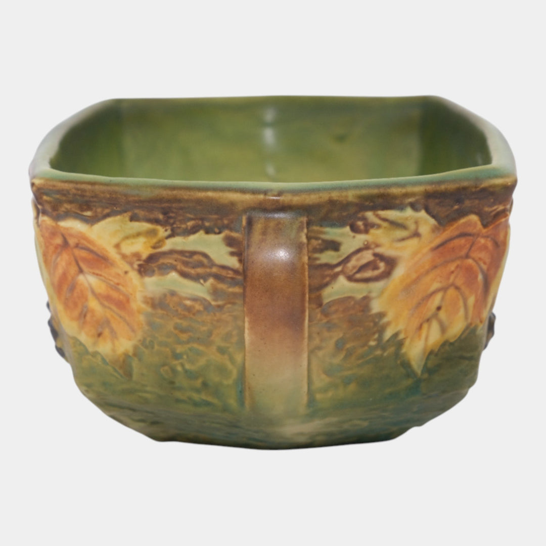 Roseville Blackberry 1932 Vintage Art Deco Pottery Ceramic Console Bowl 227-8