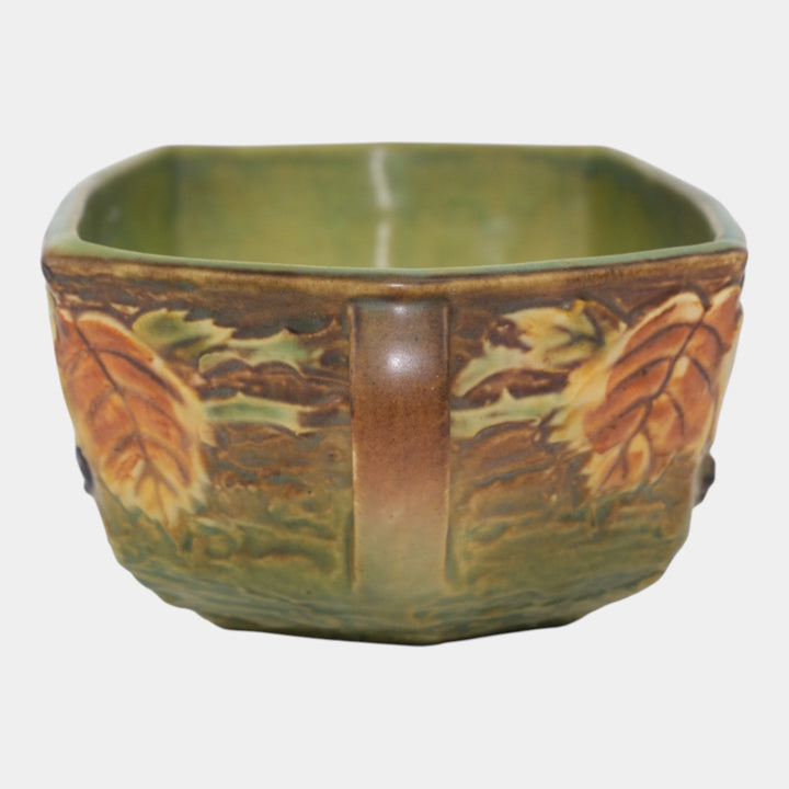 Roseville Blackberry 1932 Vintage Art Deco Pottery Ceramic Console Bowl 227-8