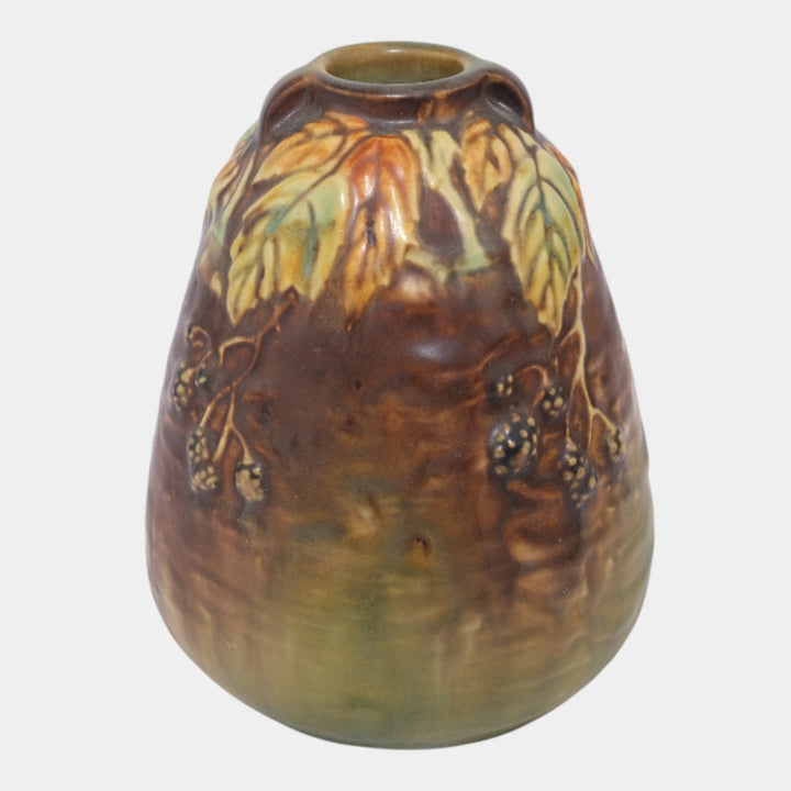 Roseville Blackberry 1932 Vintage Art Pottery Bee Hive Ceramic Vase 569-5