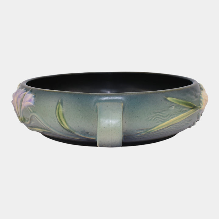 Roseville Freesia Green 1945 Mid Century Modern Art Pottery Ceramic Bowl 465-8