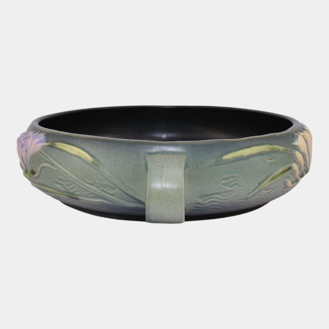Roseville Freesia Green 1945 Mid Century Modern Art Pottery Ceramic Bowl 465-8
