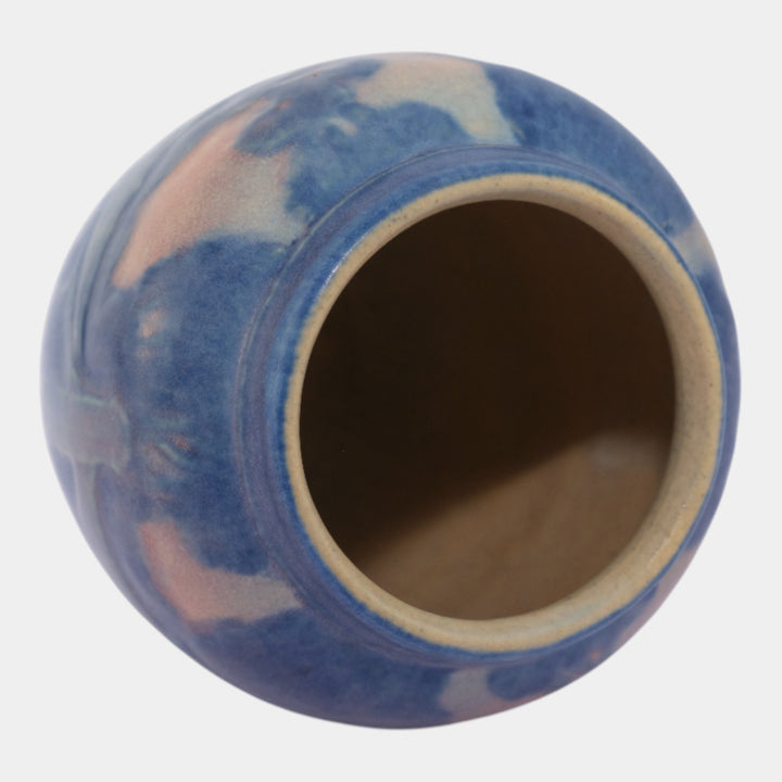 Newcomb College 1926 Art Pottery Twilight Scenic Landscape House Vase Irvine