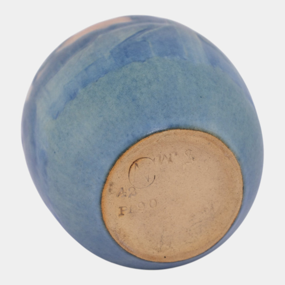 Newcomb College 1926 Art Pottery Twilight Scenic Landscape House Vase Irvine