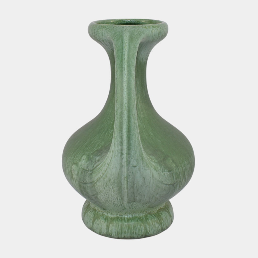 Amaco American Art Clay 1930-40s Art Deco Pottery Green Ceramic Vase