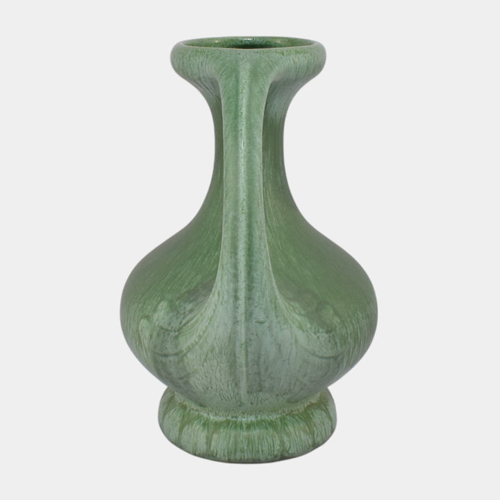 Amaco American Art Clay 1930-40s Art Deco Pottery Green Ceramic Vase