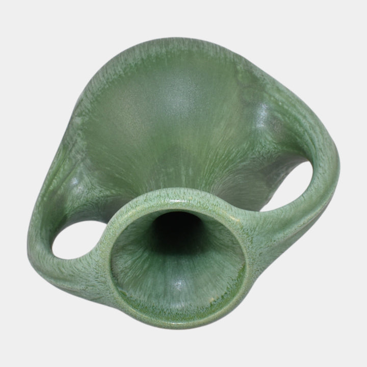 Amaco American Art Clay 1930-40s Art Deco Pottery Green Ceramic Vase