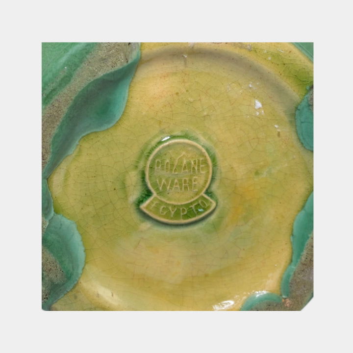 Roseville Egypto 1905 Arts and Crafts Pottery Matte Green Ceramic Vase E47-12