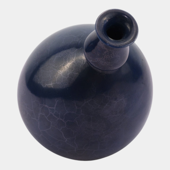 Roseville Pottery Pauleo 1914 Vintage Art Pottery Blue Luster Vase 43